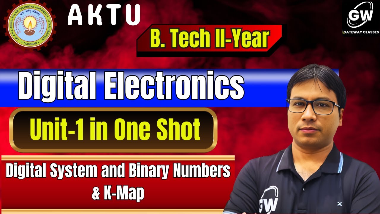 Digital ElectronicsUnit-1)  Electronics ( Unit-4): Digital Electronics I By Gulshan Sir I Gateway