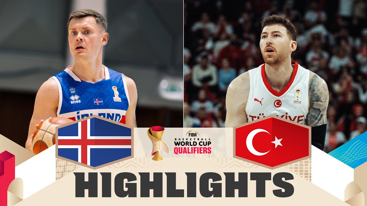 Iceland 🇮🇸 v T&uuml;rkiye 🇹🇷 | Highlights | FIBA Basketball World Cup 2027 European Qualifiers