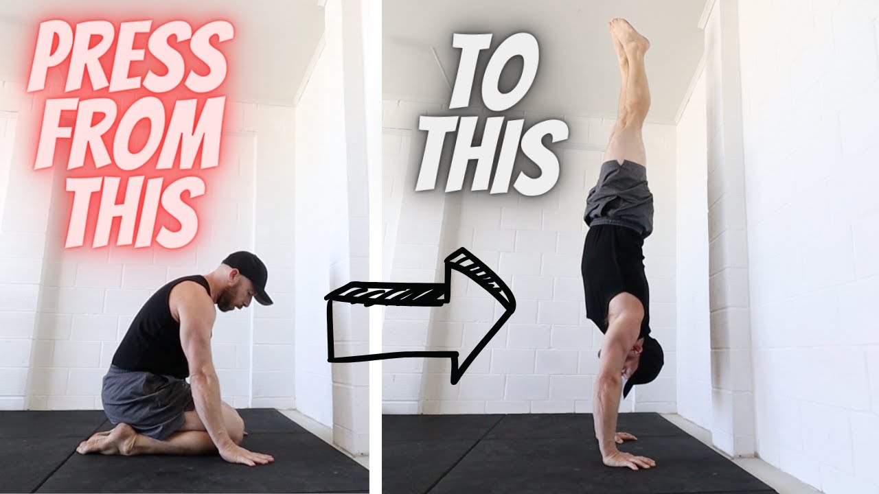 LEARN Kneeling Press to Handstand LIKE THIS