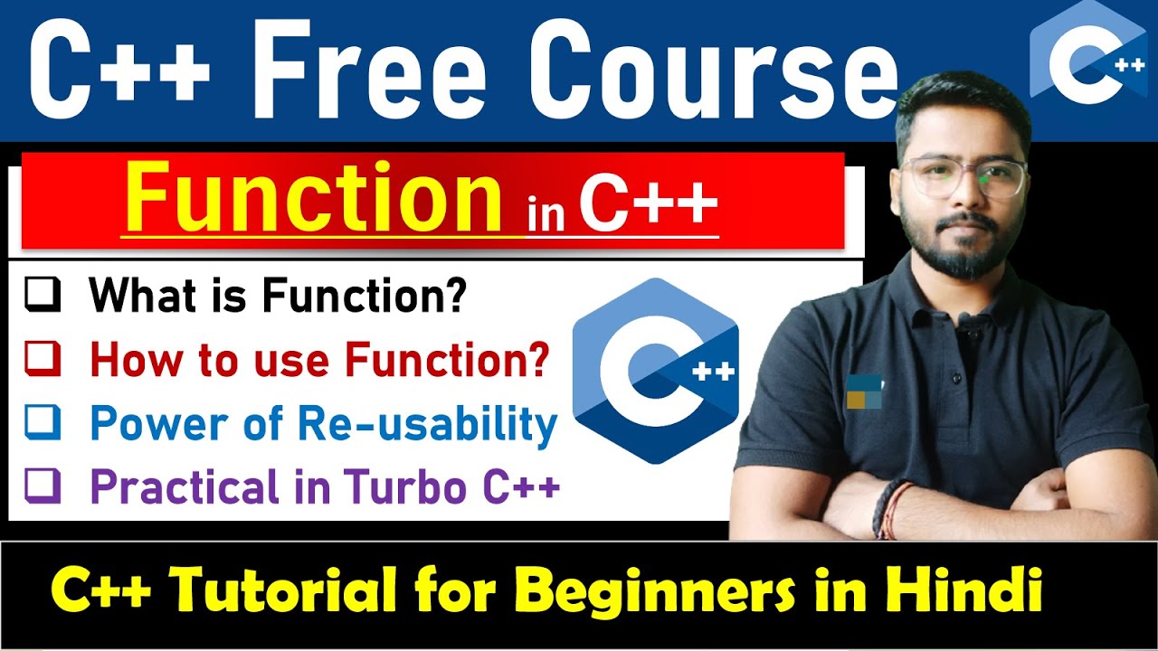 Function in C++ with Example | C++ Tutorial for Beginners | #cpp