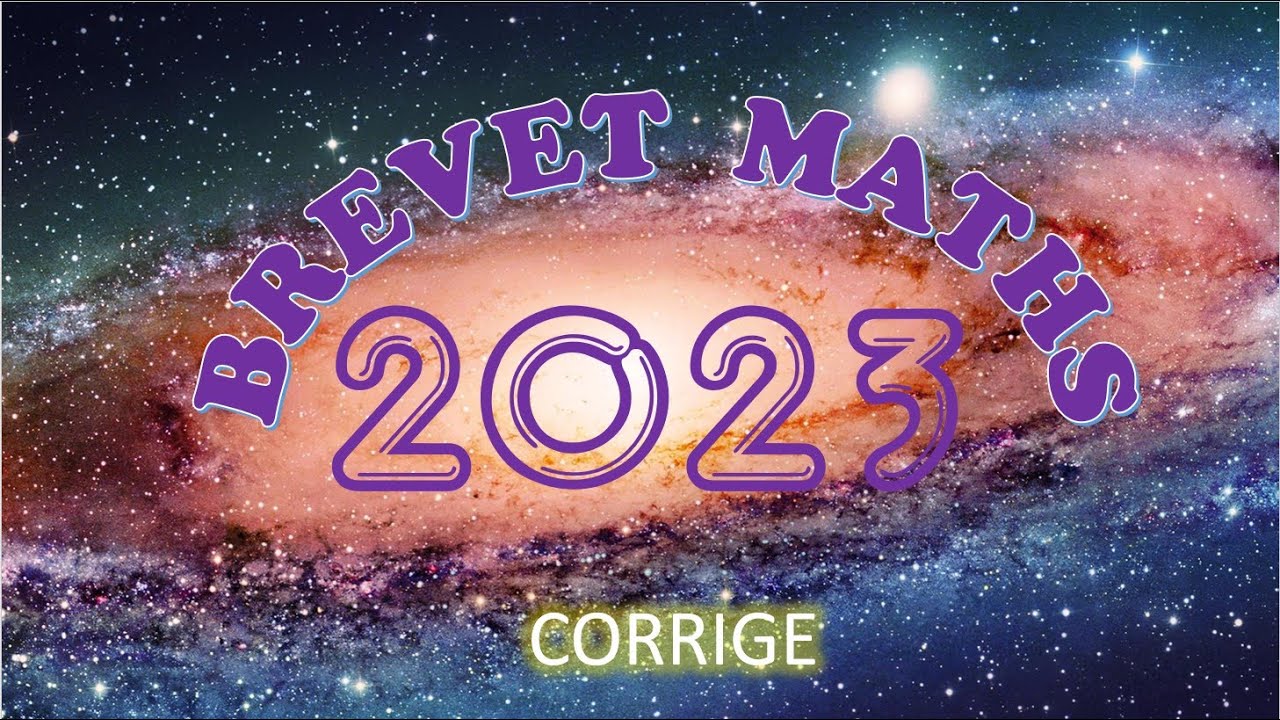 Brevet Maths 2023