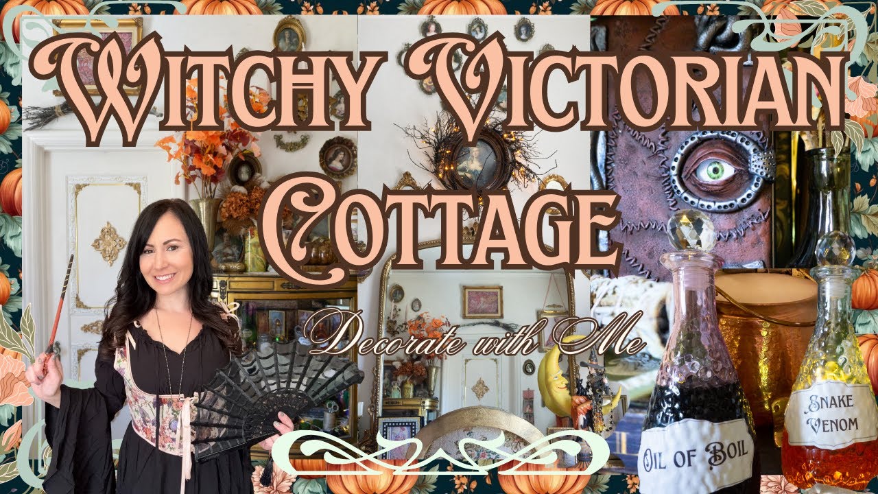 WITCHY VICTORIAN BEDROOM | Halloween Chic Decor | Art Nouveau Fall Decorating Ideas 2025 ✨