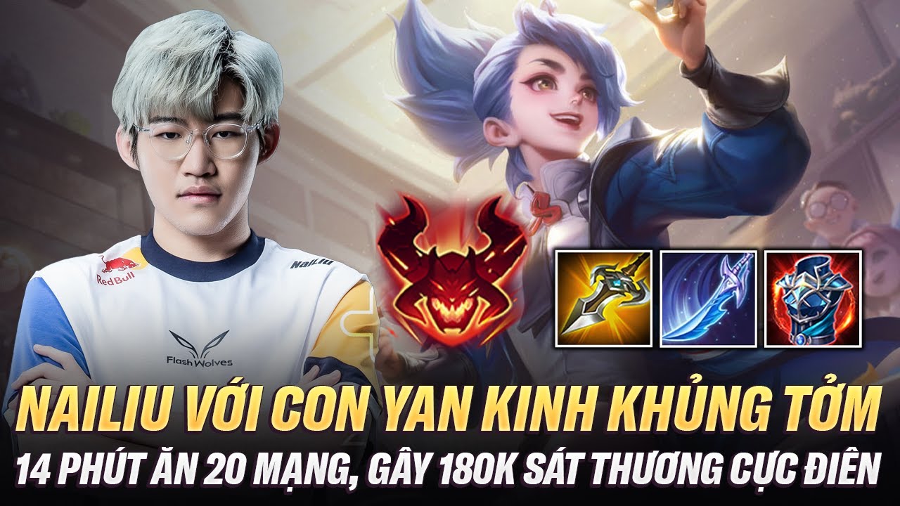 Nailiu Múa Yan 14 Phút 20 Mạng 180K Sát Thương 1 Mình Cân 4 Cân 5 Từ Hang Caesar Đến Tận Tế Đàn