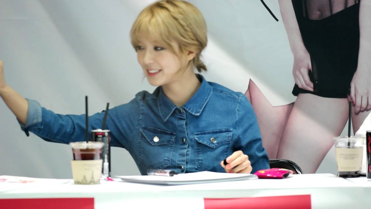 150417 AOA 스베누 팬싸인회 초아 마술쇼