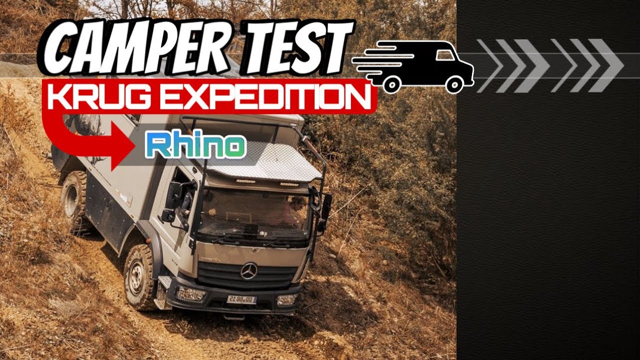 RHINO KRUG EXPEDITION: un vero e proprio Camion Off-Road con cellula abitativa per ogni avventura.
