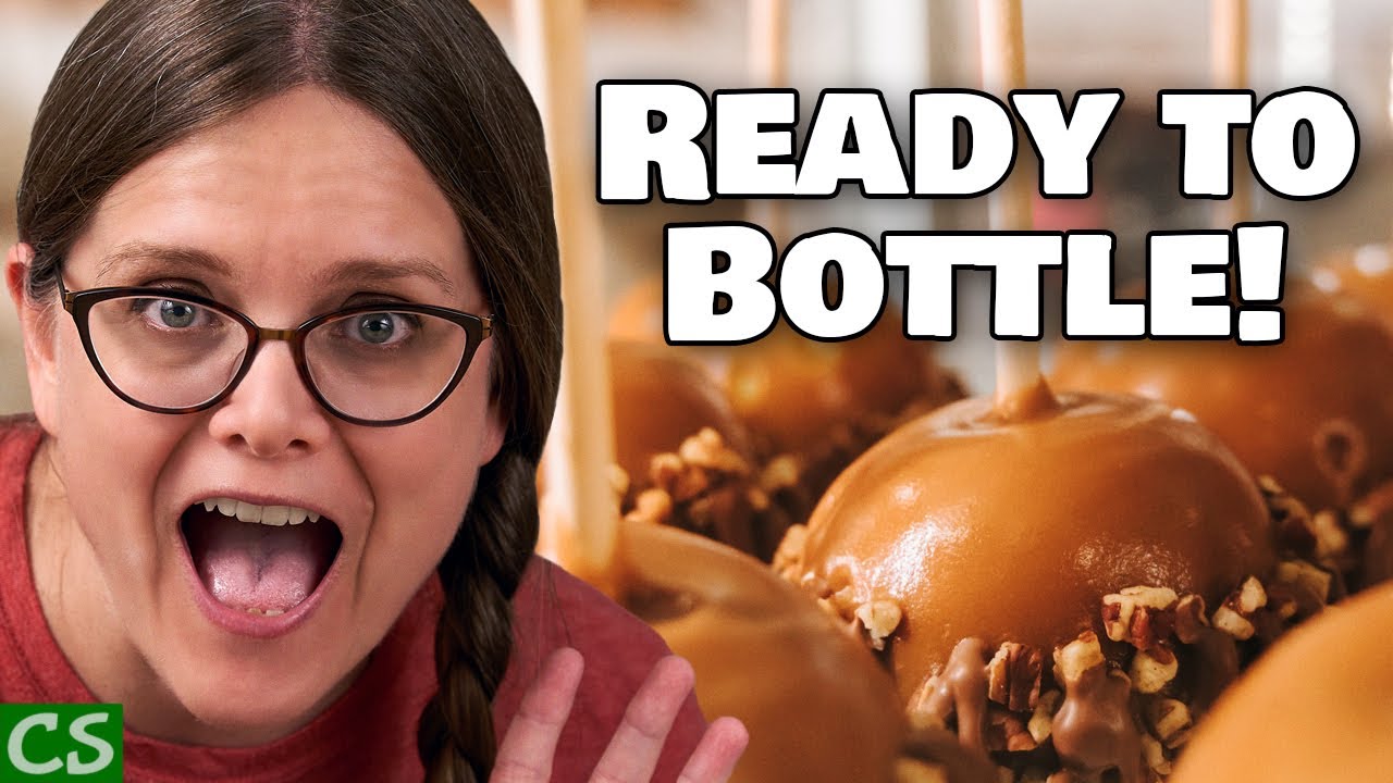 Caramel Apple Bochet Mead Finishing and Bottling
