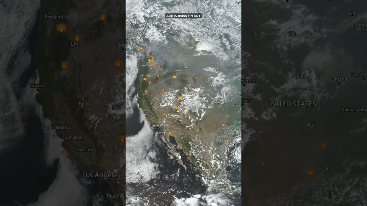 Wildfires. August 9, 2026 #wildfire #weather #weatheralerts