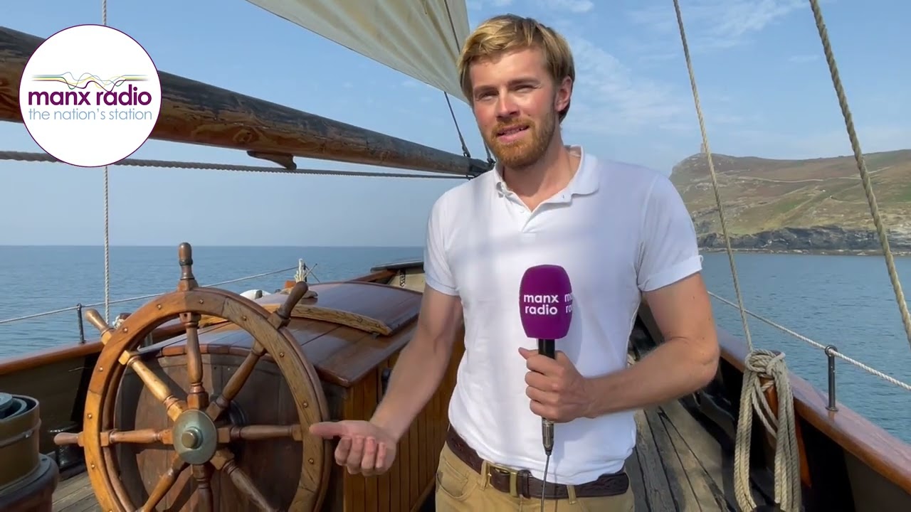 Manx Radio takes a tour of the tall ship Phoenix