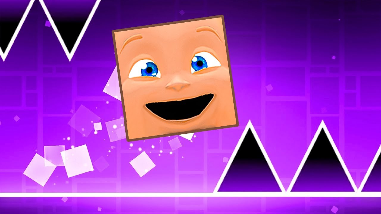 Baby Plays GEOMETRY DASH 2!