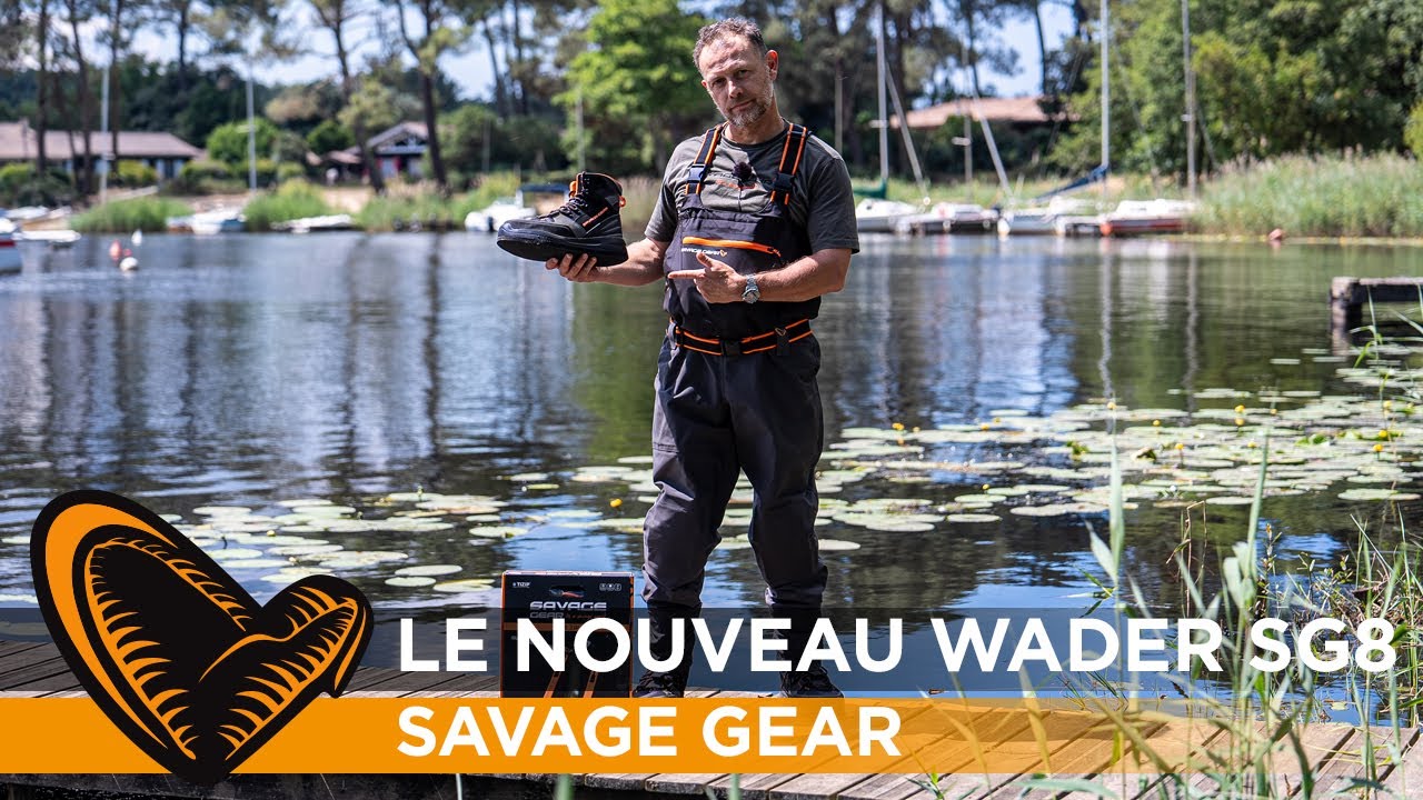 Waders respirants Savage Gear SG8 : pêcher, barboter, respirer