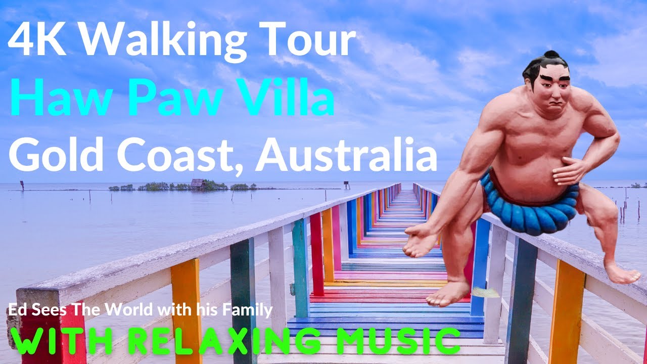 4K Haw Par Villa Walking Tour! with Relaxing Soothing Piano Music
