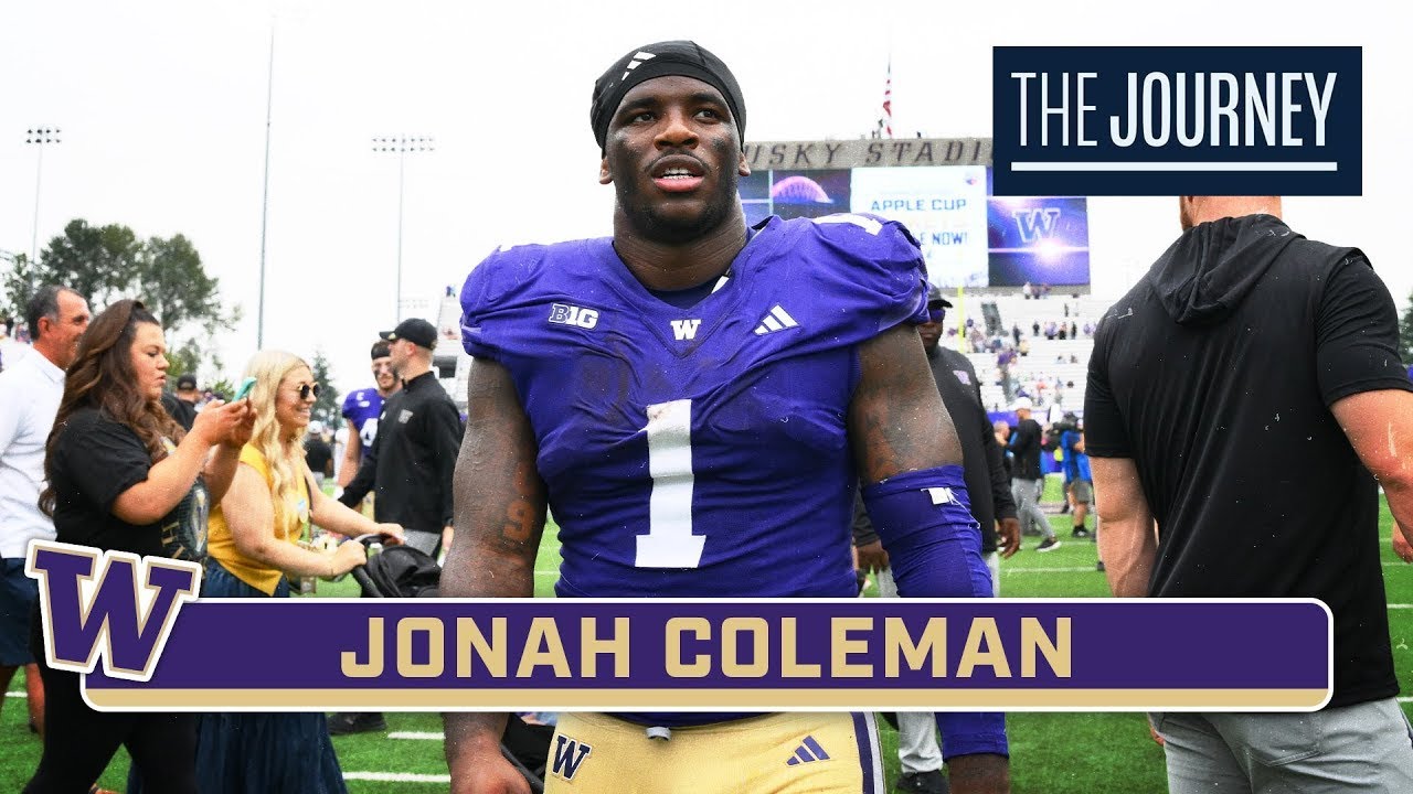 Spotlighting Jonah Coleman | Washington Football | The Journey