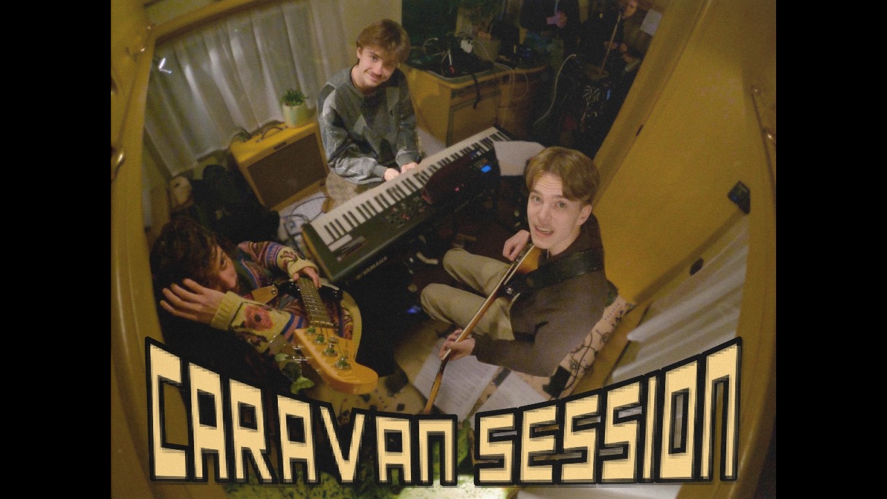 fitting my band in a caravan and recording a live session