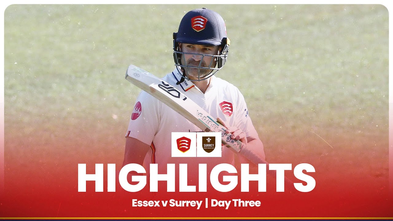 3️⃣ CENTURIES HIT! Essex v Surrey Day 3 Highlights