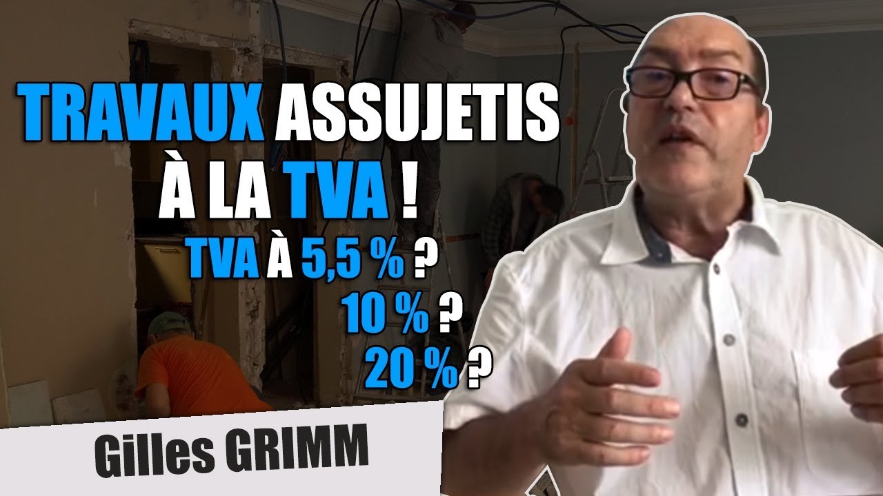 TRAVAUX assujetis à la TVA !
