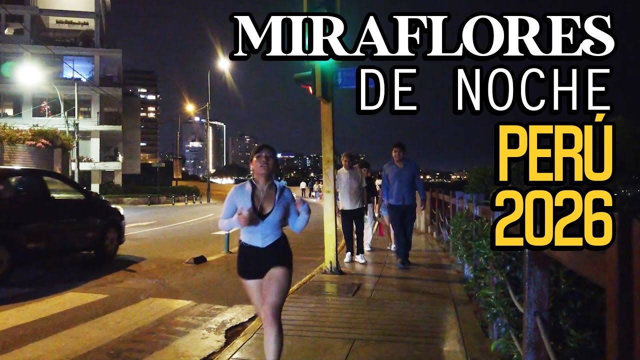 La belleza de Miraflores de noche, Walking tour lima peru