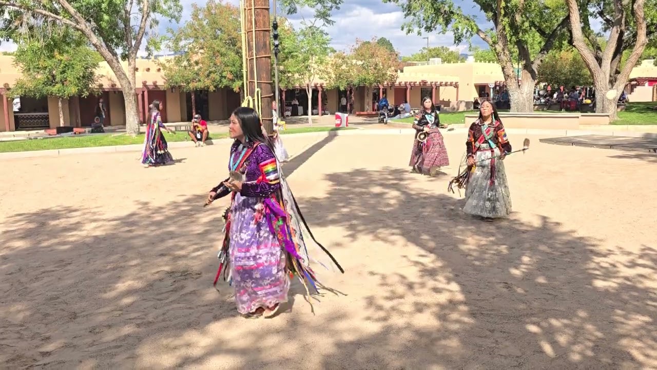 BOW AND ARROW DANCE  - RYDEL LARGO DANCE GROUP (Navajo) -INDIAN VIILLAGE – ExpoNM,. NM State Fair