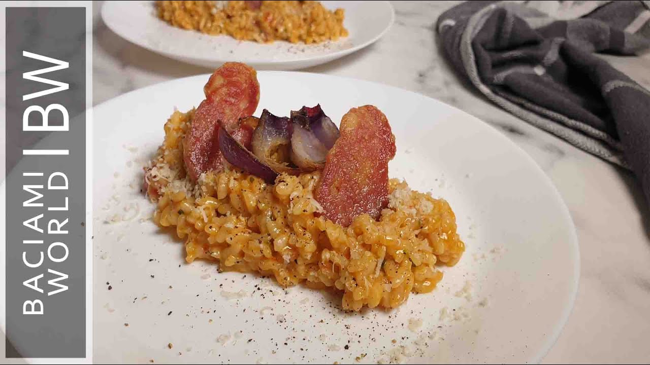 #Risotto Spianata #Cipolle cremig, #herzhaft und einfach unwiderstehlich! 🍚🔥Baciami World Recipes