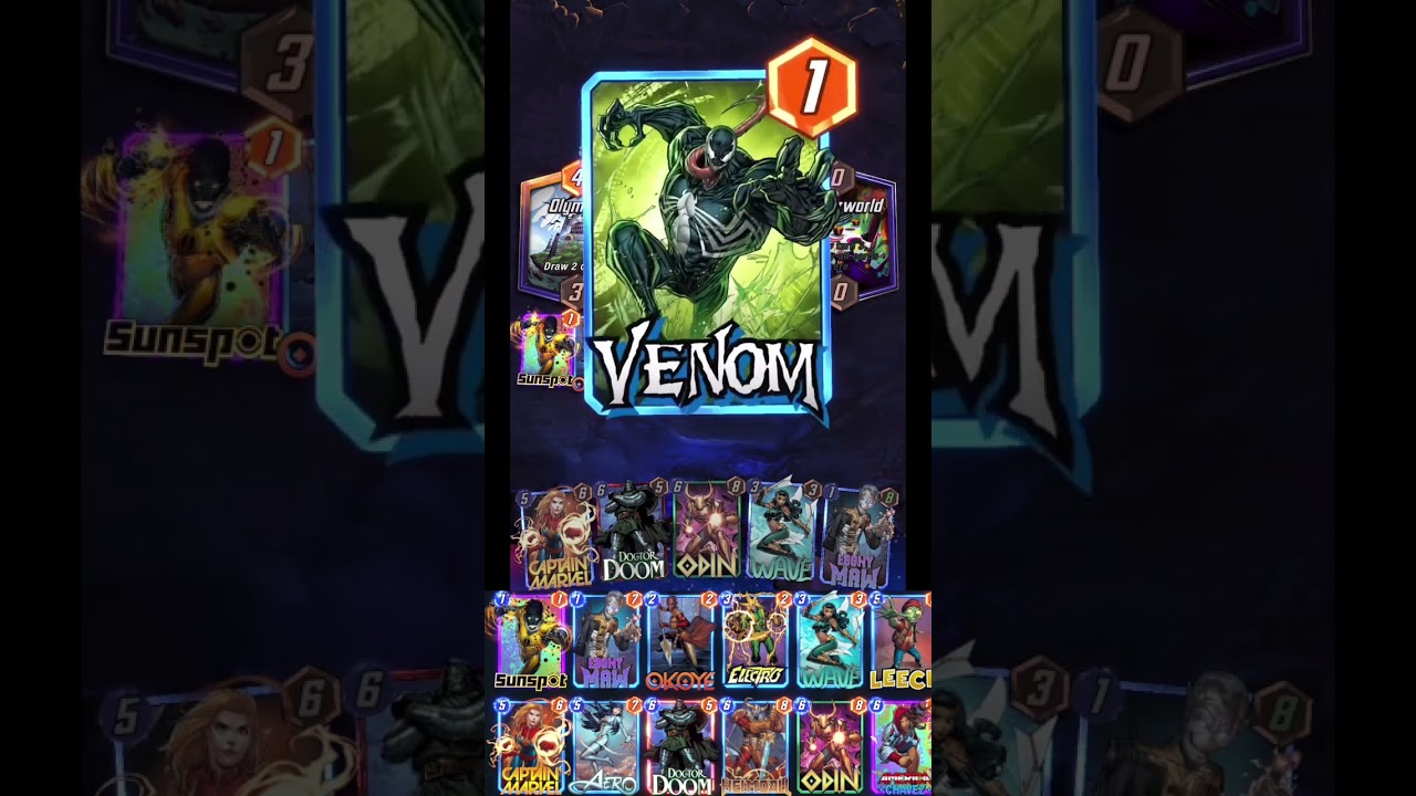 Electro, Leech Ramping!Deck found via Alex Coccia #marvelsnap #marvelsnapdecks #metadecks #shorts