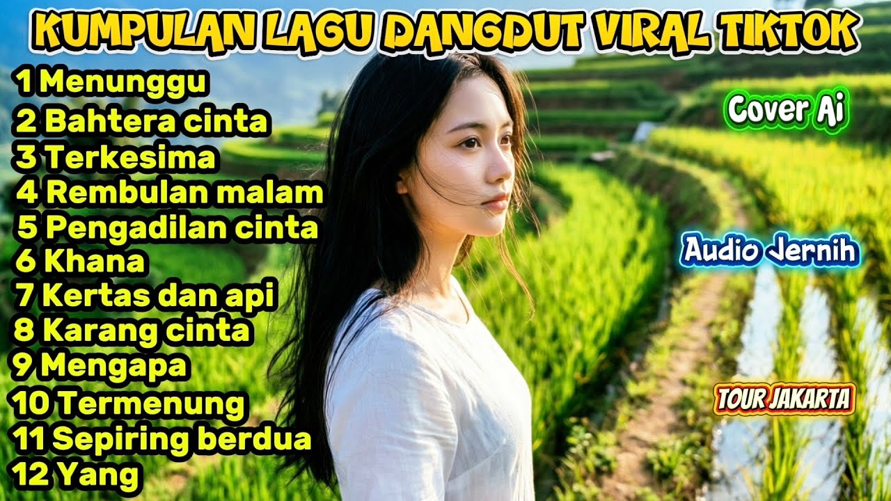 ALBUM DANGDUT MELOW BIKIN BAPER | Menunggu - Bahtera cinta - terkesima - Rembulan malam - Mengapa