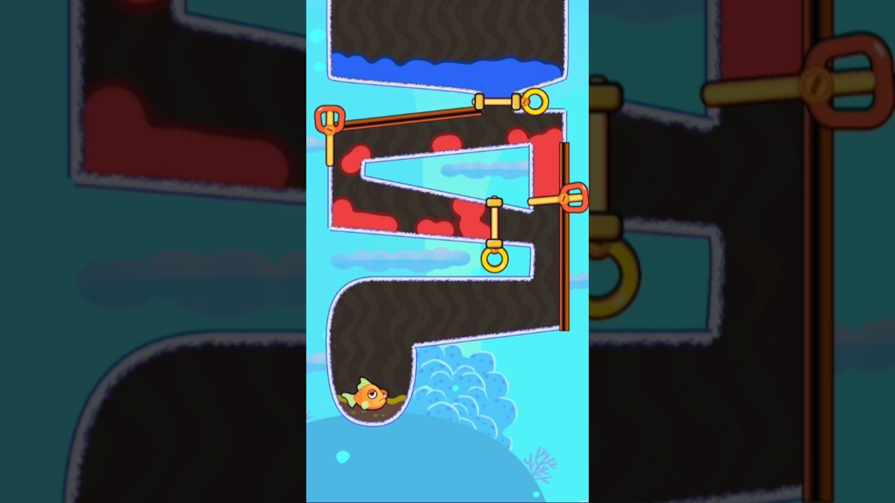 Save the fish 🐟🦈 291 👀 &iexcl;Mira! 🏆🎮 Random Candy #shorts #fishdom
