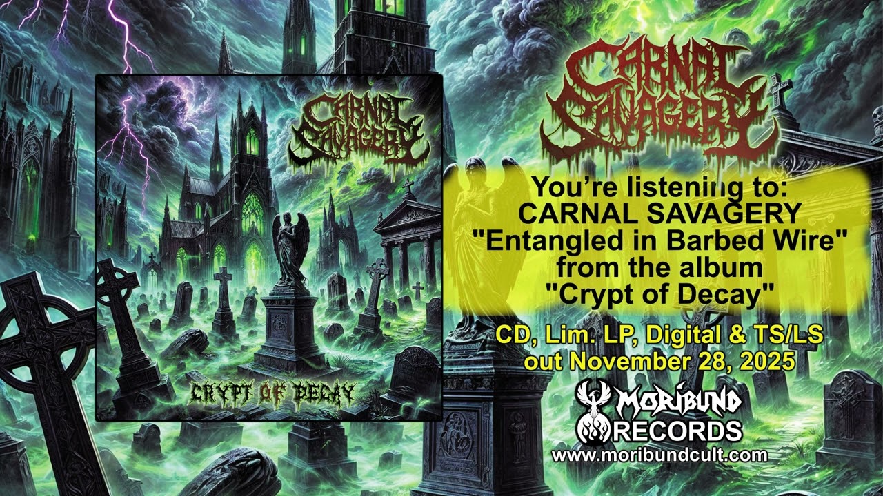 CARNAL SAVAGERY "Entangled in Barbed Wire" Teaser Video