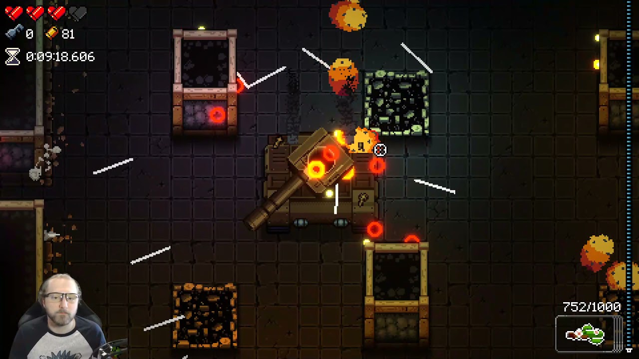 Gungeon 1 character PB - 17:28