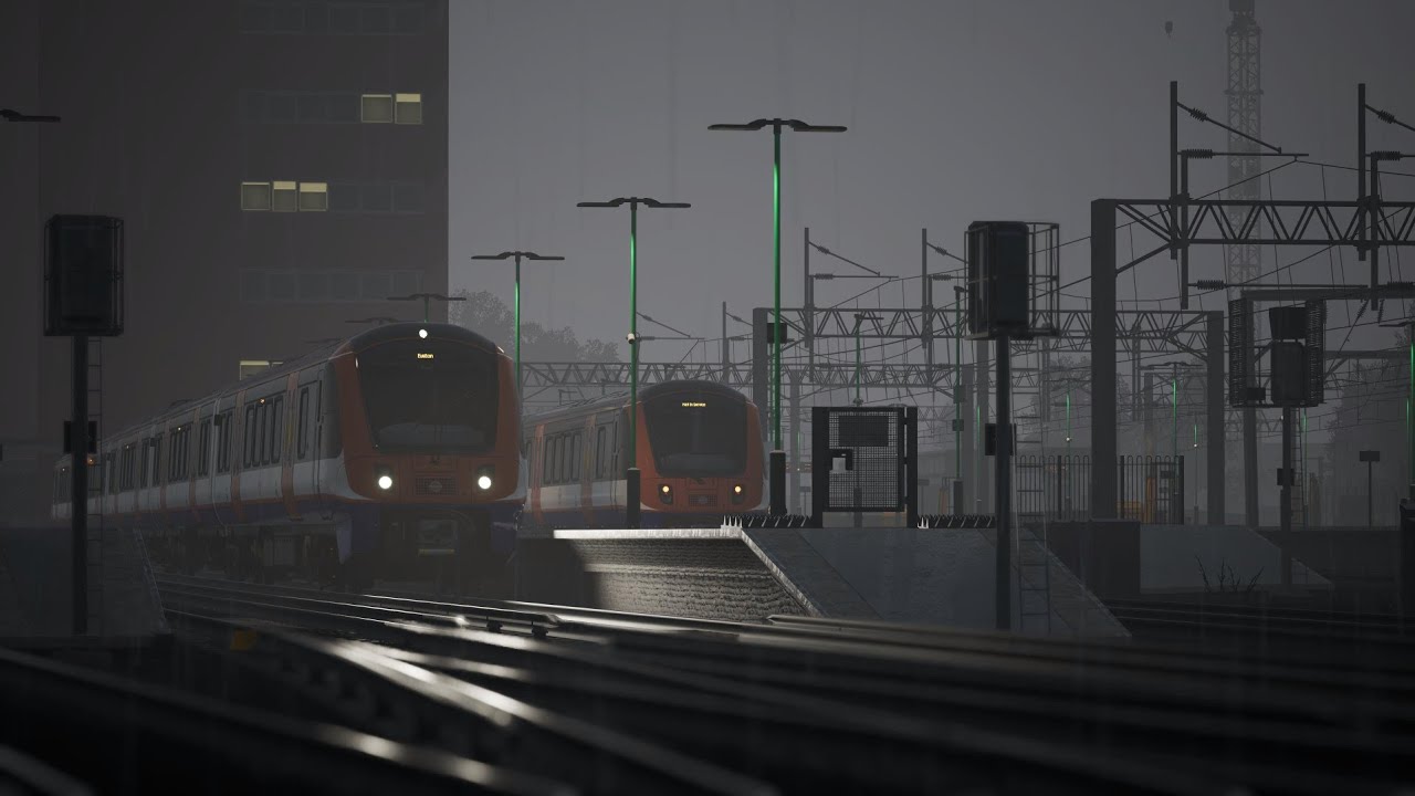 Train Cab Ride Class 710 | Watford Junction – London Euston | Rainy Morning