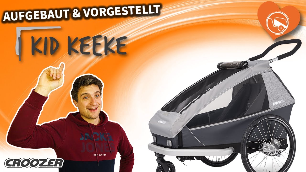 CROOZER KID KEEKE  | Der Fahrradanhänger wird aufgebaut! Funktionen, Vorstellung, erklärt!