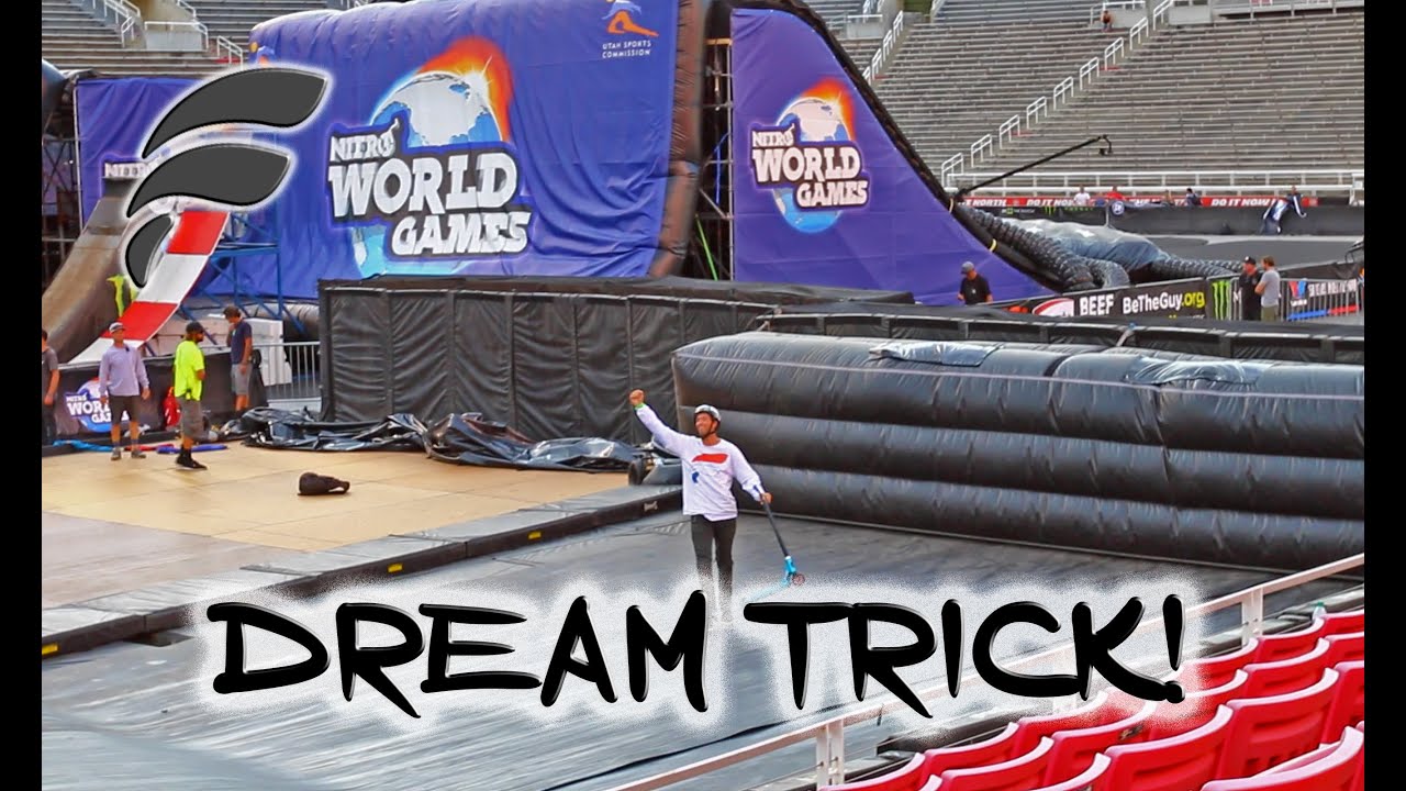 LANDED A TRIPLE FRONTFLIP!