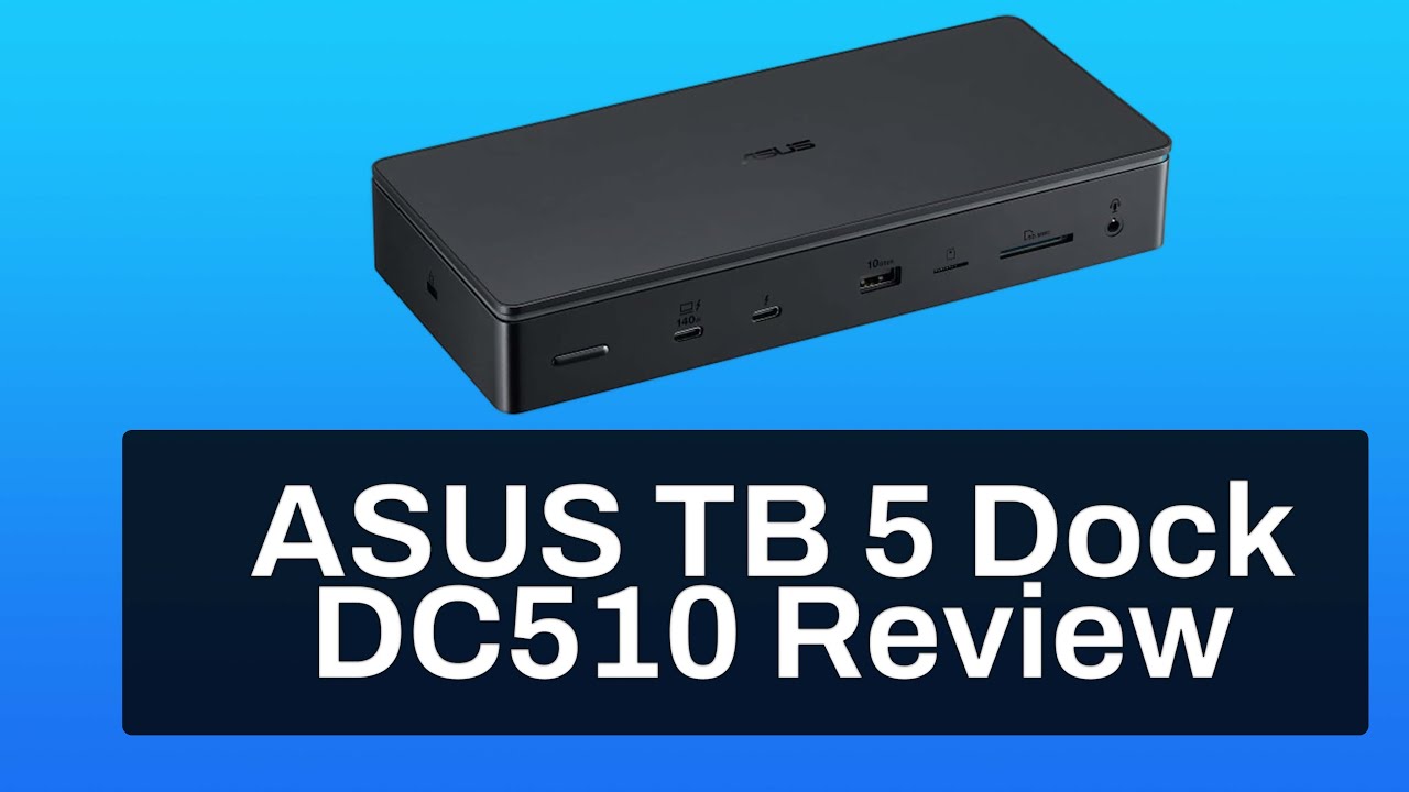 Обзор док-станции ASUS Master Thunderbolt 5 Dock DC510: тестирование в реальных условиях и произв...
