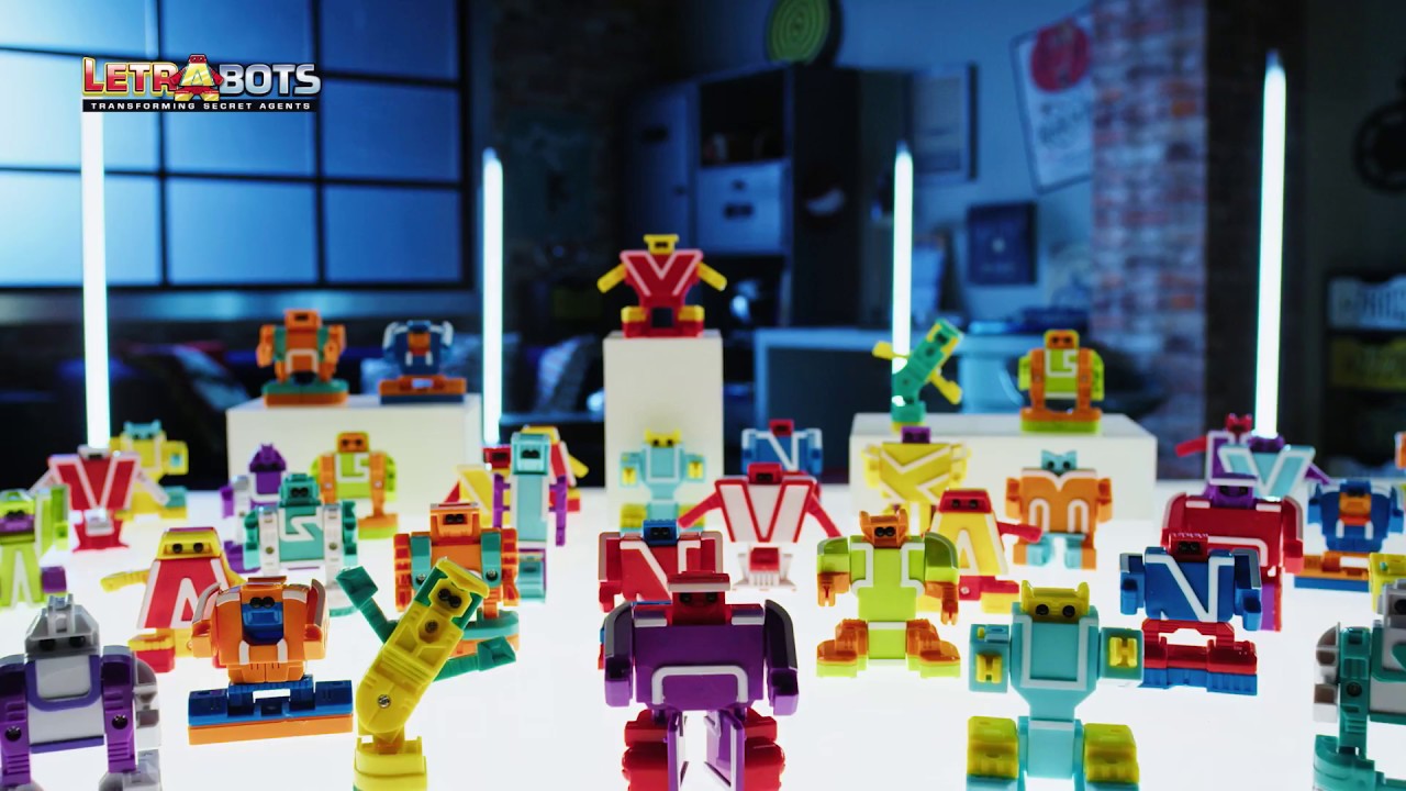 Letrabots Planet White - Spot TV UK