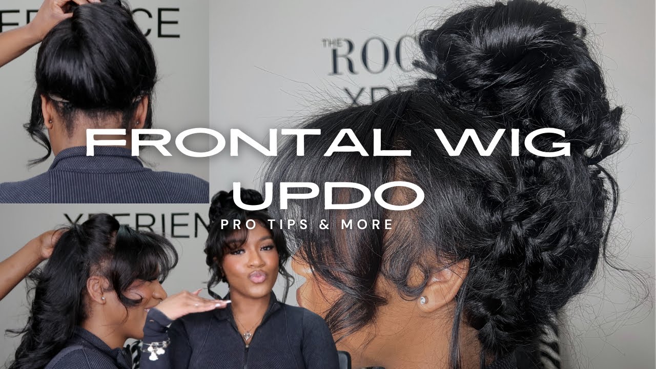 FRONTAL WIG TO UPDO TUTORIAL | PRO TIPS AND TRICKS | CONCEALING HOT SPOTS & MORE!