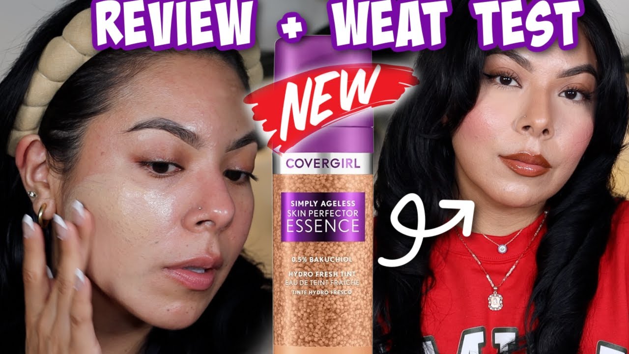 NEW! COVERGIRL SKIN PERFECTOR ESSENCE (REVIEW + WEAR TEST) OILY SKIN TESTED!