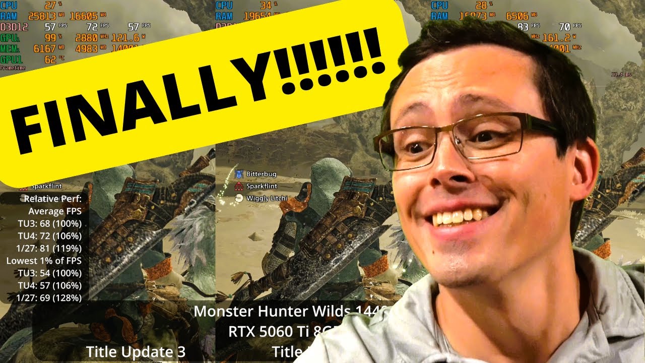 Did they finally fix the worst optimized game on PC?!? Monster Hunter Wilds PC Patch 1.040.03.01