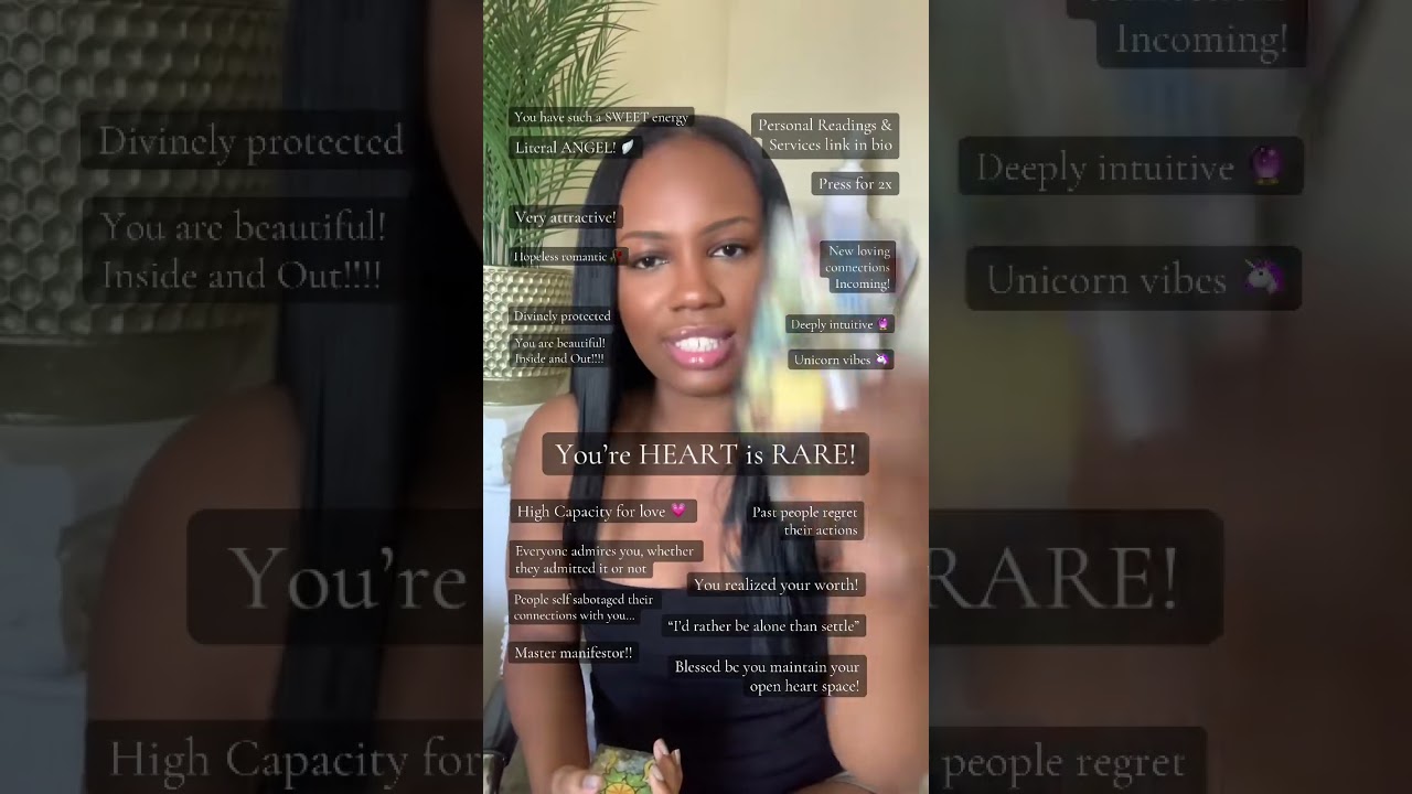 You're heart is rare - Sariyah The Oracle