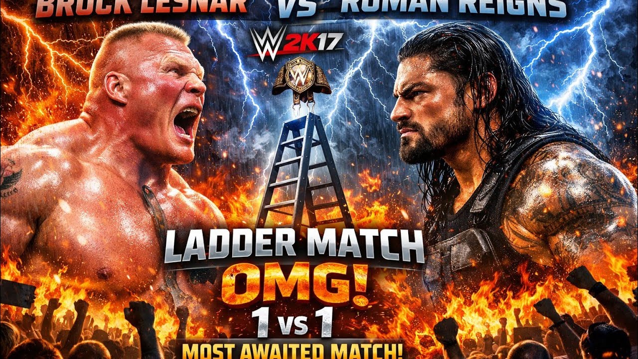 Lesnar DESTROYS Reigns or Comeback? 🥶 WWE 2K17 Epic Fight