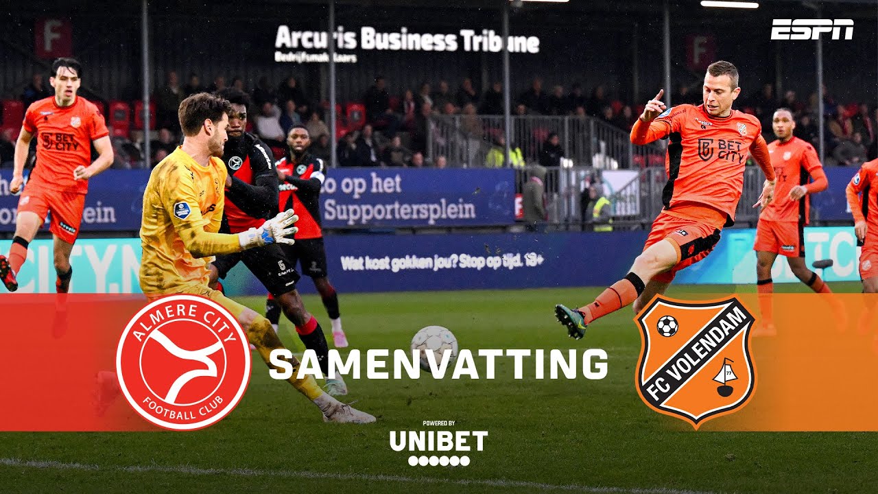 SUPERSUB Robert Mühren TREFZEKER in ABSOLUTE SLOTFASE ⚽| Samenvatting Almere City FC - FC Volendam