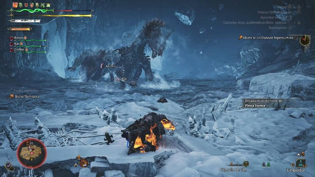 Monster Hunter Wilds Cazeria del Jin Dahaad hipercurtido con NPC's