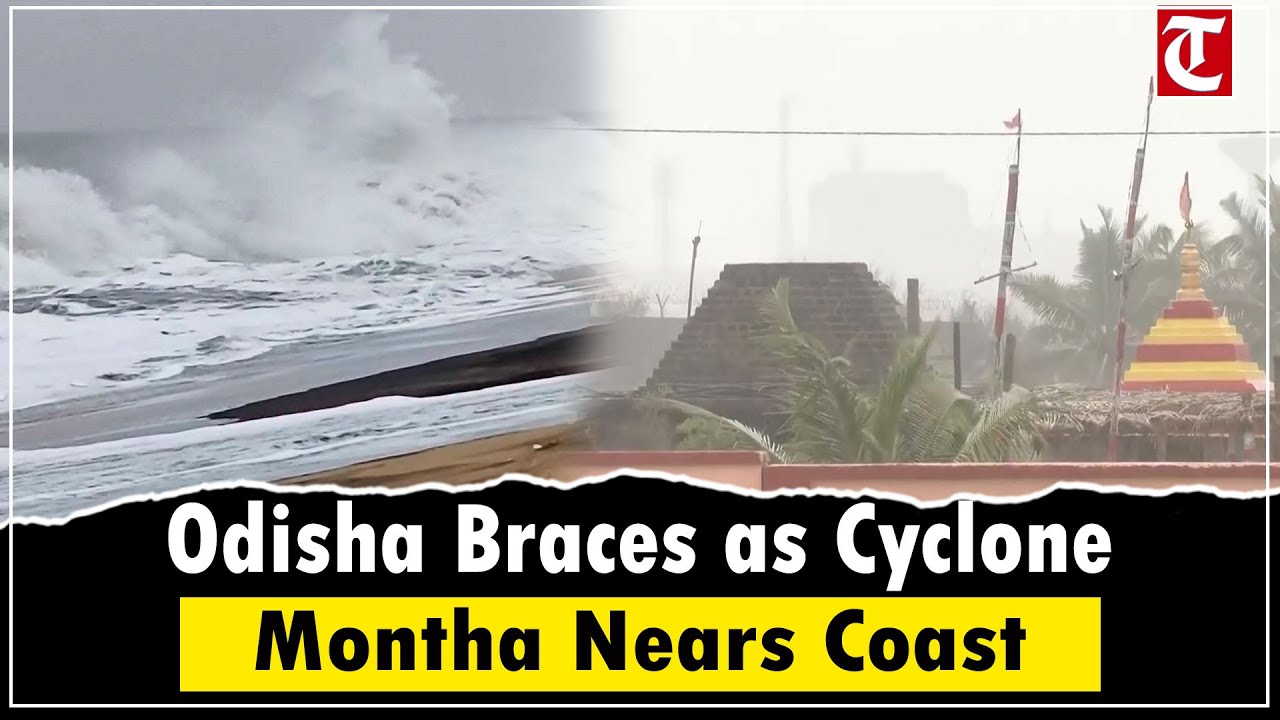 Cyclone Montha: Strong Winds & Heavy Rain Lash Ganjam as Odisha Braces for Impact