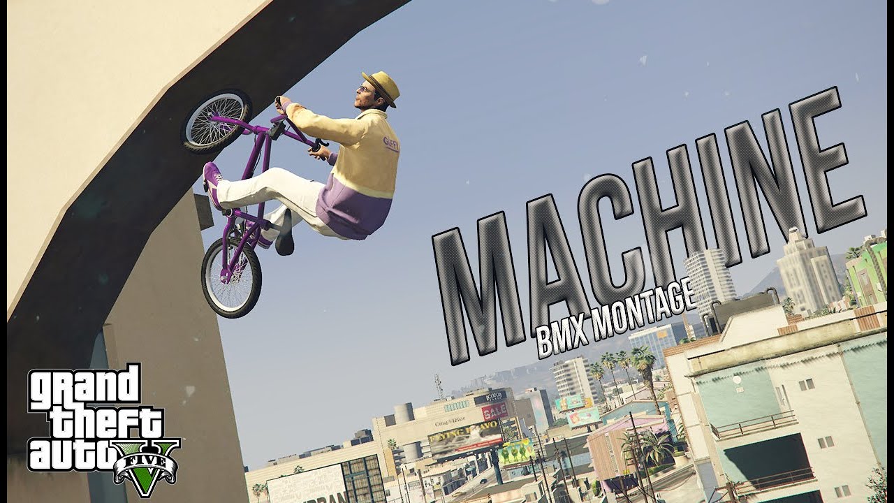 GTA V - BMX Stunt Montage | MACHINE