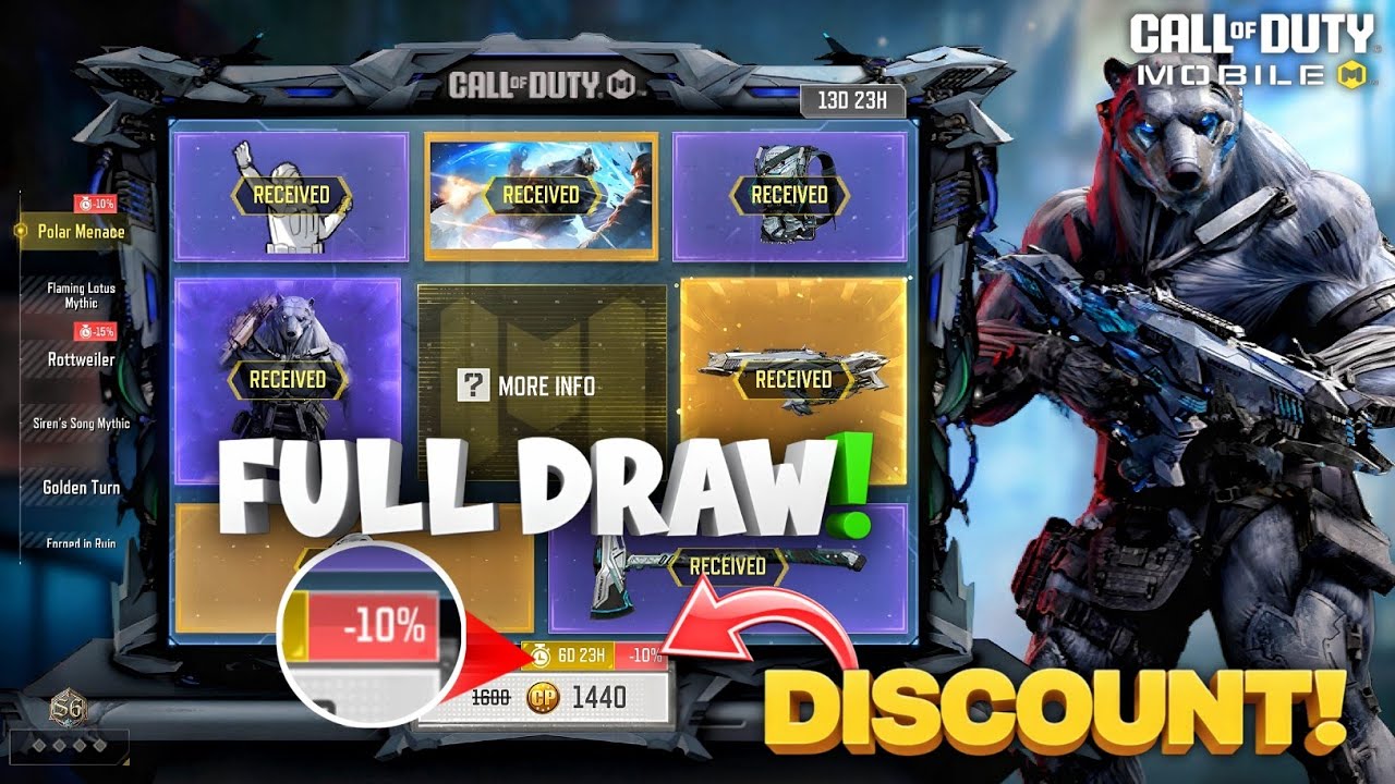 Buying New Legendary HVK 30 - Polar Circuit in Codm | POLAR MENACE Draw Cod Mobile