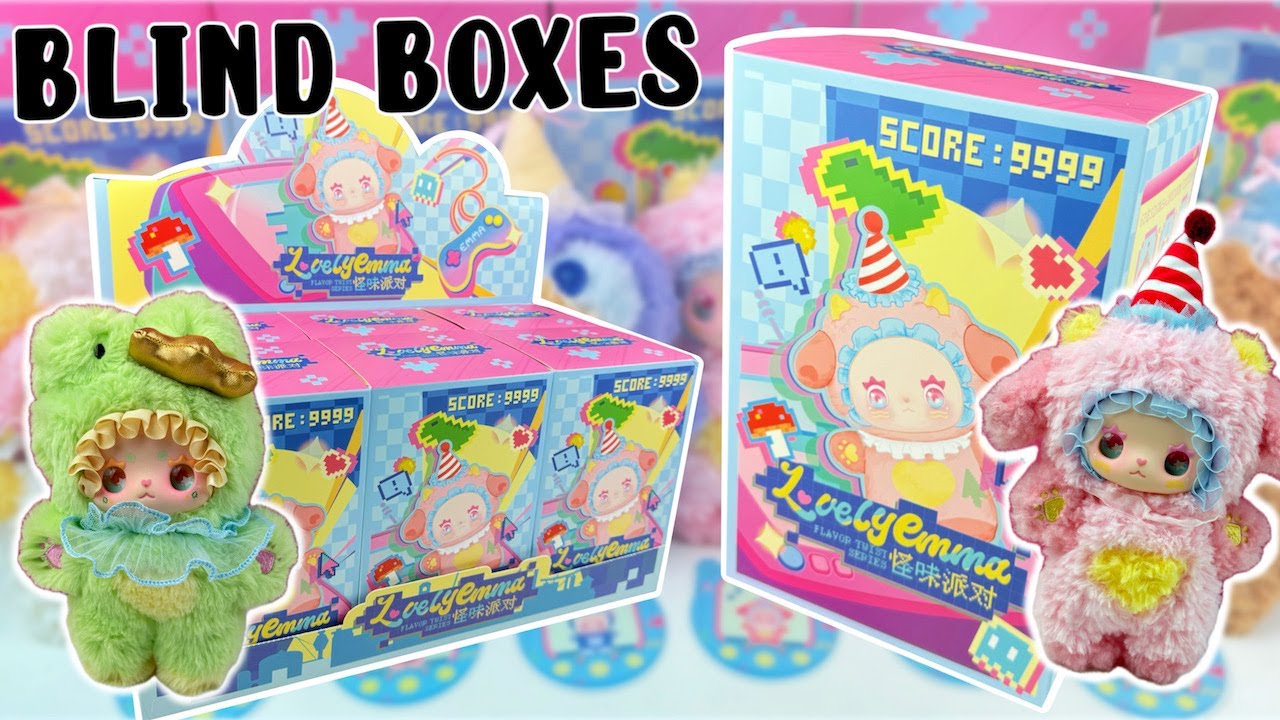 Let's Open the LOVELY EMMA FLAVOR TWIST Blind Box Series! Cute Plushie Blind Boxes from Lucky Emma!