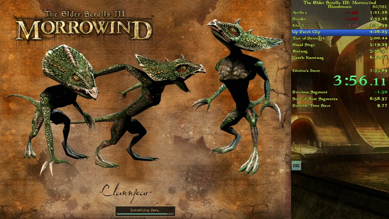 [WR] Morrowind - Bloodmoon Speedrun in 7:20