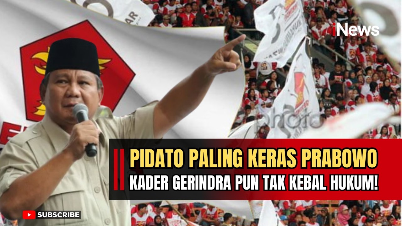 Prabowo Beri Ultimatum Keras: Pejabat Brengsek Akan Ditangkap, Termasuk Gerindra