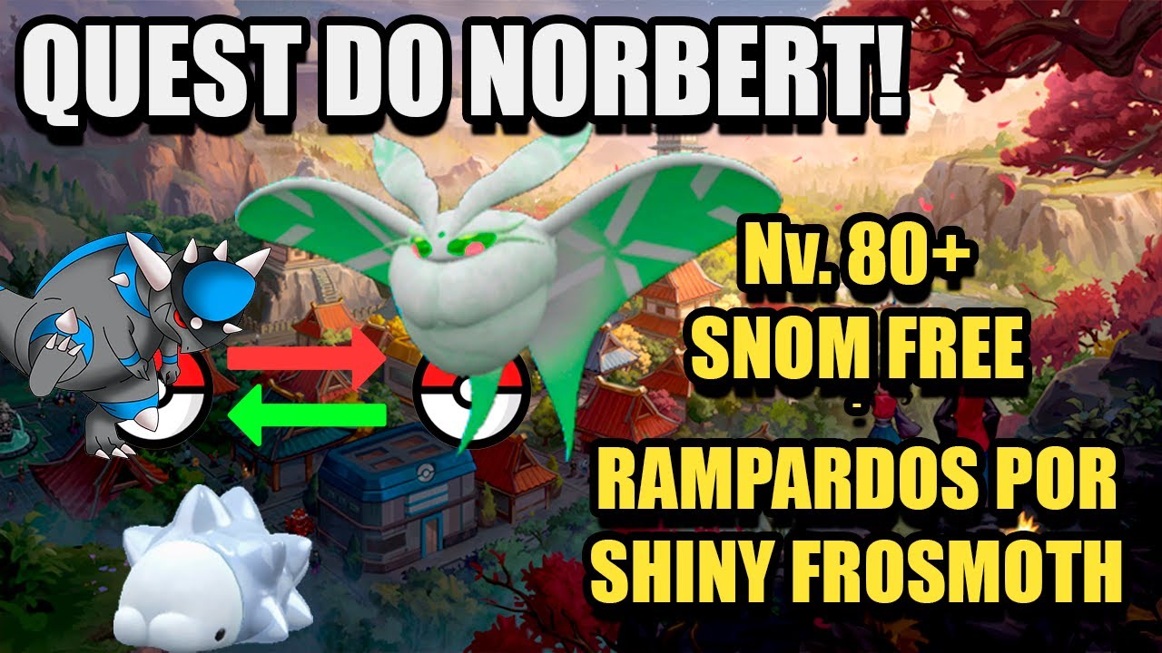 PxG - Norbert Quest (Shiny Frosmoth e Snom)