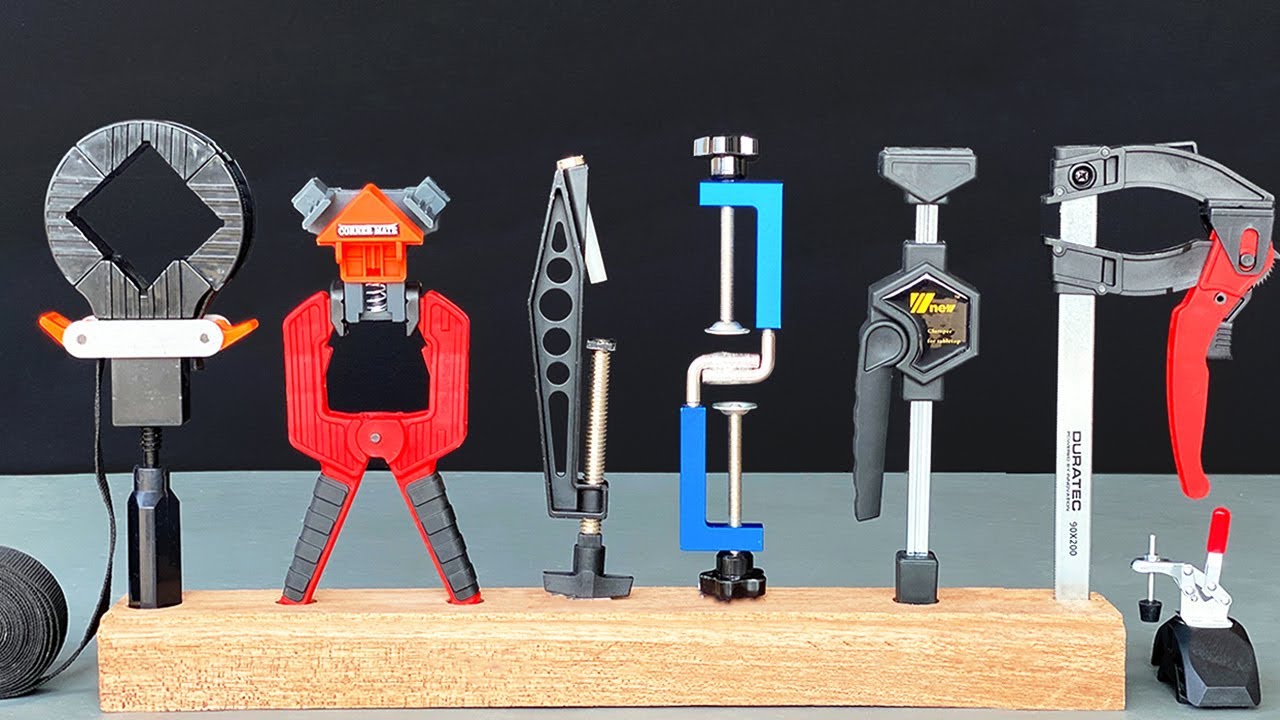 10 Amazing & Useful WoodWorking Clamps !!!