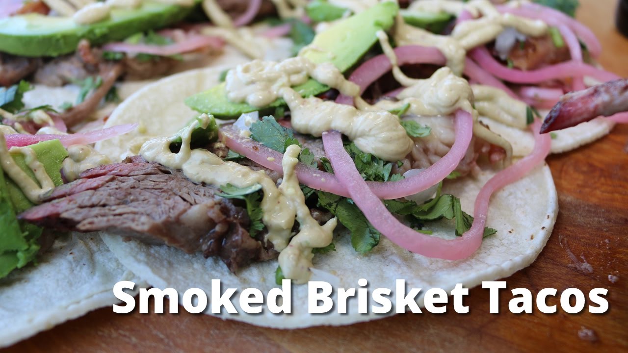 Smoked Brisket Tacos | Smoked Brisket on UDS Smoker for Beef Brisket Tacos