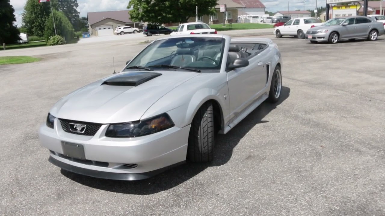 2000 FORD MUSTANG CONVERTIBLE 3.8L V6 5 SPEED MANUAL #740