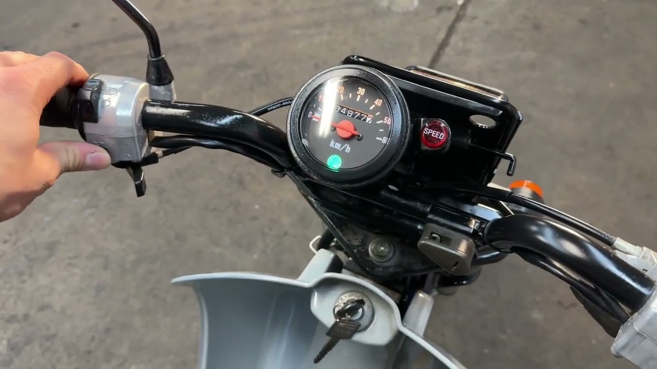 スズキ　バーディ50   4877km   BA42A